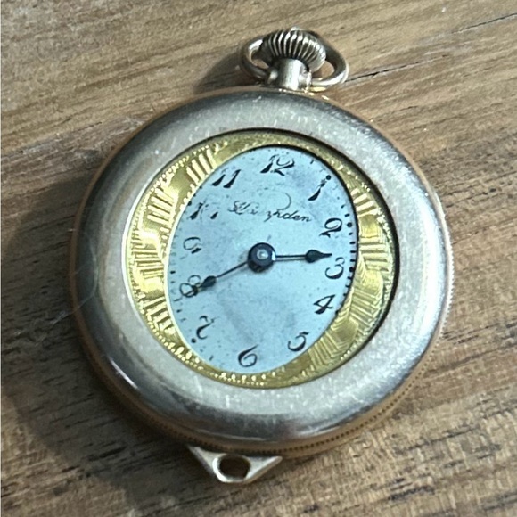 Vintage Molly Stark Hampden Necklace Pendant Watch Gold Tone Chain - Picture 2 of 10